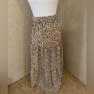 Like new, worn once, Long skirt with elastic waist